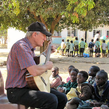 Singing under the mango tree